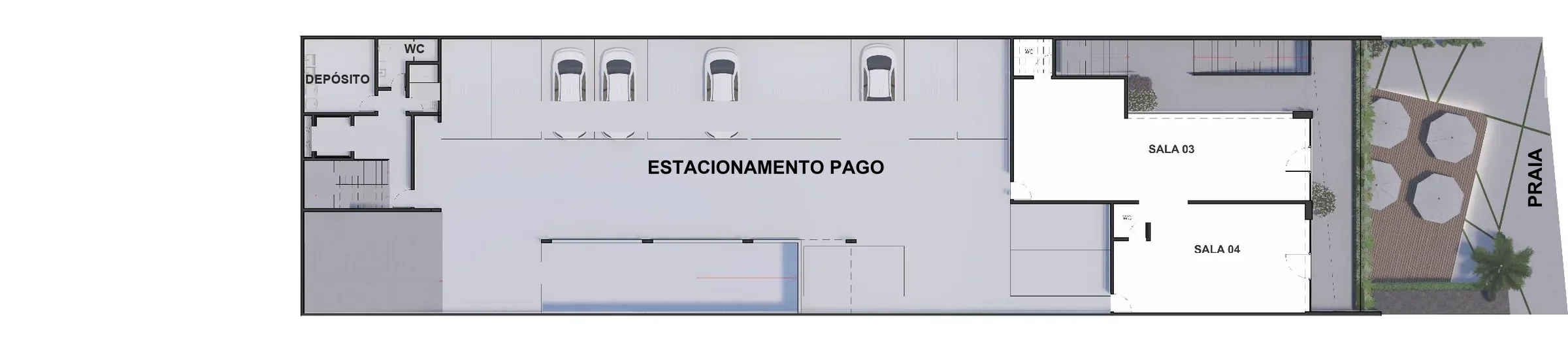 Planta sanitizada do empreendimento